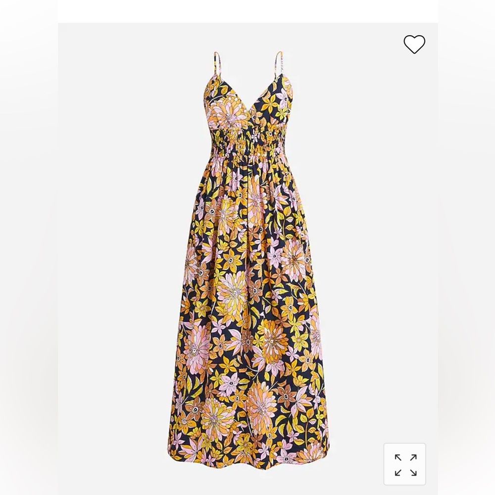 J Crew cotton floral sundress